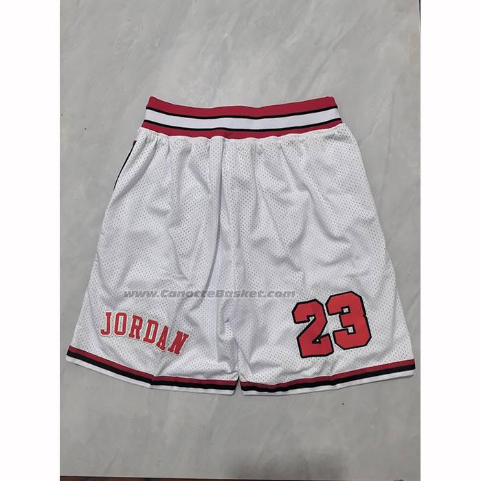 Pantaloncini Chicago Bulls Mitchell & Ness Just Don 1997-98 Bianco